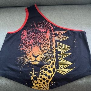 Def Leppard Black and Red Apparel